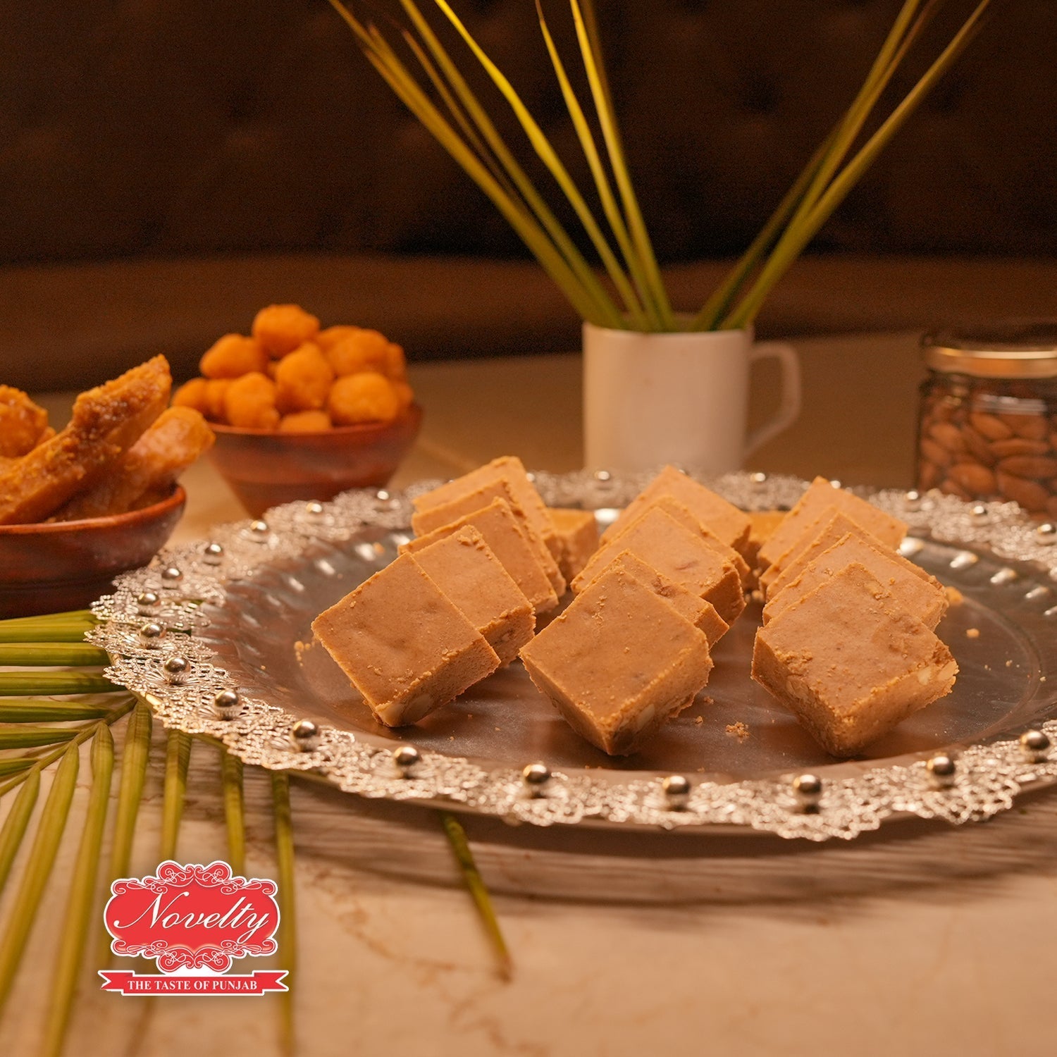 Amritsari Besan Burfi No Added Sugar