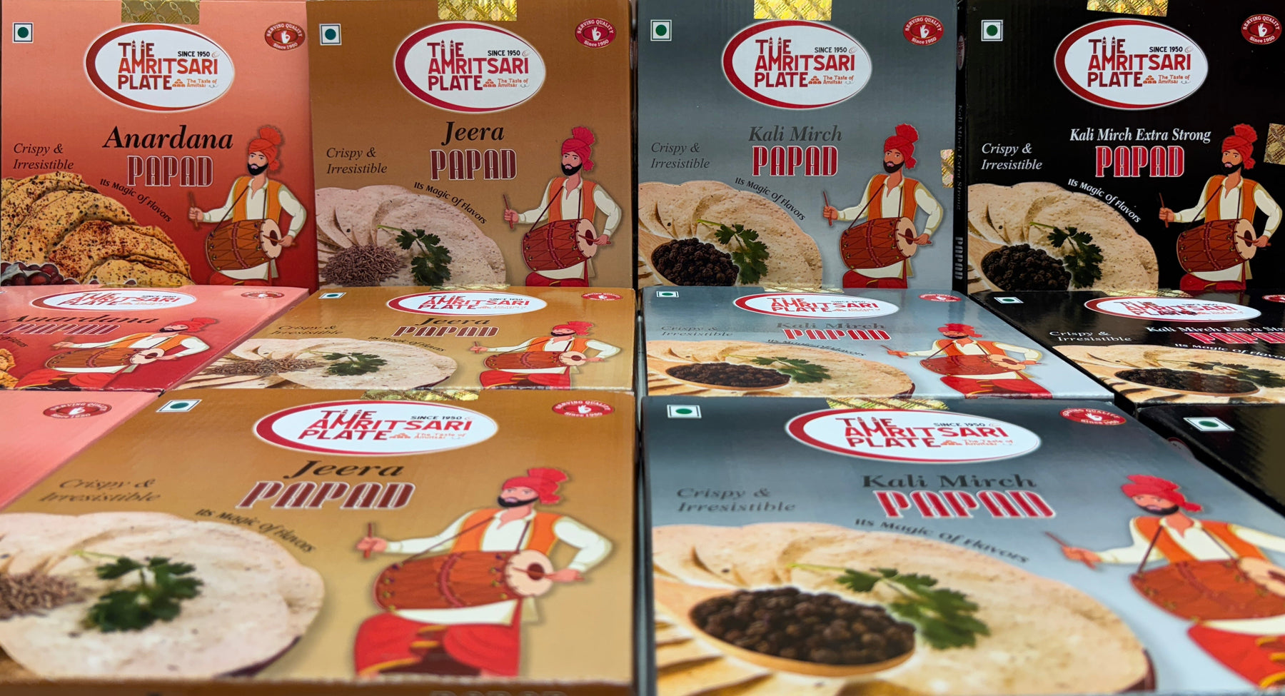 Amritsari Papad Combo pack 4 in 1